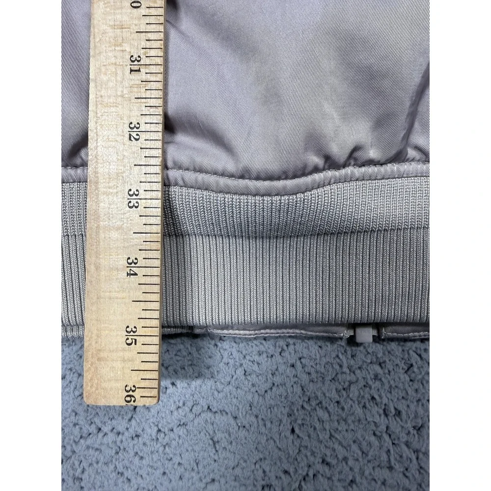 Nike Therma-FIT Air Jacket Mens 2XL Gray Full Zip Insulated Bomber DD4640-033